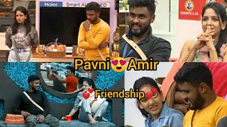 Bigg Boss 5 Pavni😍Amir Friendship Whatsapp Statussnazzyedit2982 [upl. by Allemap]