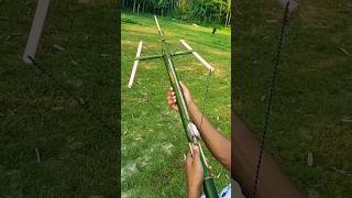 Bamboo Creations with bow amp Slingshots bamboo Diy [upl. by Risley]