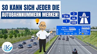 Nummerierung der Bundesautobahn So funktioniert das deutsche Straßensystem [upl. by Sirenay]