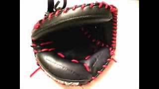 Easton Black Magic catchers mitt After Relacing [upl. by Lamp]