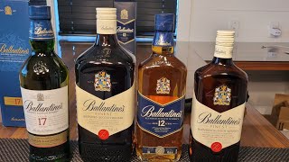 BALLANTINE BLENDED SCOTCH WHISKY FINEST ballantines Ballantine12yr 12yearold 17yearold [upl. by Dahsar]