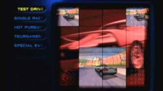 Need For Speed 4 High Stakes Main Menu Music With Demo Videos PSX [upl. by Haidabez]