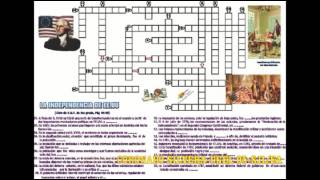 CRUCIGRAMAS PARA SECUNDARIA ÁREA DE HISTORIA GEOGRAFÍA Y ECONOMÍA HGE [upl. by Emoreg]