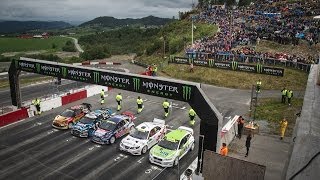 Highlights from Hell Norway Ken Block gets THIRD at his first FIA World RallyX Championship race [upl. by Ekusoyr]