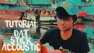 Tutorial guitar Rich Chigga  Dat tick accoustic  versi skinnyfabs [upl. by Dupaix]