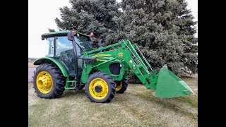 Overview Of A 2006 John Deere 5425 4WD 81HP Cab Tractor amp Model 542 Loader For Sale [upl. by Amalee]