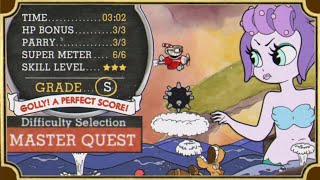 Cuphead Master Quest  Hitless  Cala Maria  SRank  Mod  302 IGT 04 [upl. by Newo]