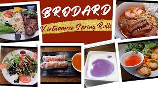 Eating the TASTIEST Vietnamese Spring Rolls at the FAMOUS Brodard Restaurant in OC  Bonus Footage [upl. by Llerrehs814]