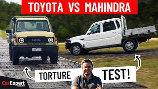 LandCruiser 70 Series v Mahindra Pikup ultimate TORTURE test [upl. by Alat]