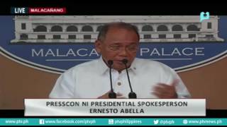 PTV SPECIAL COVERAGE Press conference of Presidential Spokesperson Ernesto Abella 081116 [upl. by Fisher254]