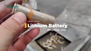 EV Car Lithiumion Battery Recycling Plant  Black Mass Separation Machine [upl. by Gnihc]