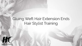 How to Prevent Shedding When Cutting Tracks on Weft Hair Extensions [upl. by Nicholson]