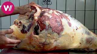 Schweizer Spezialitäten Bündnerfleisch und Nusstorte [upl. by Trebla]