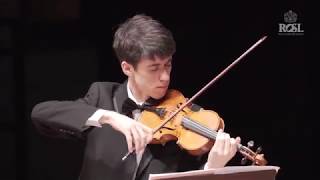 Emmanuel Bach Enescu Violin Sonata No 3 1st Mvt  ROSL Annual Music Competition Gold Medal Final [upl. by Hube146]