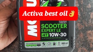 Motul scooter expert le 10w30 priceTECHNOSYNTHESE oilActiva best oil👌 [upl. by Fran]