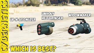 GTA 5  UPNATOMIZER vs UNHOLY HELLBRINGER vs WIDOWMAKER [upl. by Nnaed]