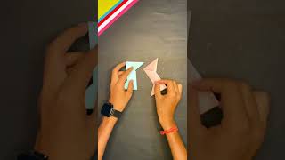 Making REAL NINJA STARS out of PAPER Easy step by step viralvideo shortvideo papercraft [upl. by Georgeanne830]