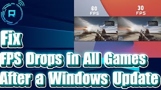 How to Fix FPS Drops in All Games After a Windows Update [upl. by Pachston]