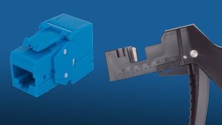 ConnecTec Cat Terminations Series Part 8  CAT6A Unshielded Jack [upl. by Ecyned]