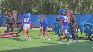 Clips from Practice No 1  Florida Gators Football 2024 Fall Camp [upl. by Drabeck]