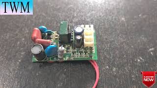 15 WATT SYSKA LED RECHARGEABLE LED BULB DRIVER PCB COMPONENT VALUE DETAILS TECHWITHMANISH1989 [upl. by Aneert]