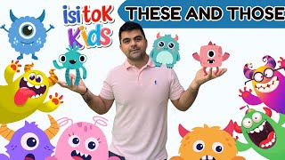 Adjetivos demostrativos en inglés  Demonstrative adjectives  English for kids [upl. by Bashemath579]