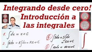 Integrando desde cero  integrales inmediatas directas Varios ejemplos Integrales básicas [upl. by Ynnel284]