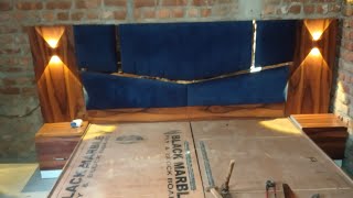 madhavfurnishers boxbedbedbeddesigncoustmisedfabricdewanwood interiordesign diy om [upl. by Ymrej321]