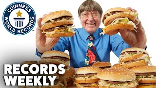 Big Macs and Twerking Marathons  Records Weekly  Guinness World Records [upl. by Thedrick668]