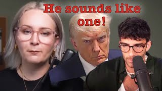 Yes Trump Is A Fascist  Hasanabi Reacts to Leeja Miller [upl. by Rustice]