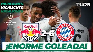 Highlights  RB Salzburg 26 Bayern Munchen  Champions League 202021J3  TUDN [upl. by Haig]