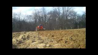 Allis Chalmers WD doing spring Disking [upl. by Sofie]