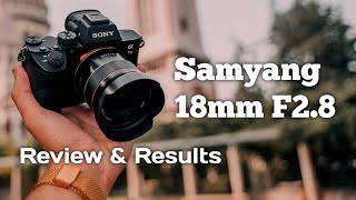 Samyang AF 18mm f28 FE lens review in hindi with samples Fullframe amp APSC [upl. by Kassaraba]