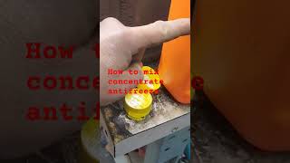 How to mix concentrate antifreeze with water  automobile mechanic hondaaccords mechanistry [upl. by Julienne]