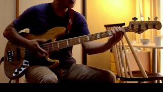 Night Rhythms  Lee Ritenour  Bass cover [upl. by Sennahoj]