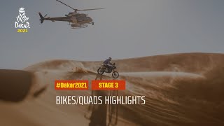 DAKAR2021  Stage 3  Wadi AdDawasir  Wadi AdDawasir  BikeQuad Highlights [upl. by Shanna]