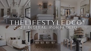 2023 Interior Design Project Roundup  THELIFESTYLEDCO Digital Portfolio [upl. by Ennybor]