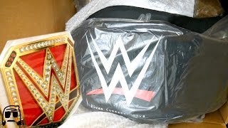 WWE Shop EPIC BLACK FRIDAY Title Championship Belt Haul Package Unboxing [upl. by Tsuda]