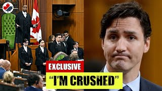 BREAKING Justin Trudeau BREAKS DOWN As Tories Announce NonConfidence To OUST Him [upl. by Ennovahc]