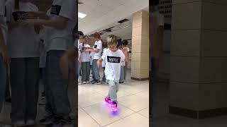 TUZELITY shuffle 😎🔥 LITTLE BOY DANCING 💃 😱💥 NEON MODE ⭐ [upl. by Marnia]