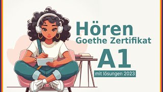 German Exam A1  Hören Goethe Zertifikat  Exam 2 [upl. by Neelik]