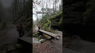 Solo Travel Influencers be like solotravel vanlife lifestyle nature hike [upl. by Haiacim130]