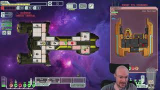 FTL Hard mode NO pause Random Ship Streaks Fed B 3rd run [upl. by Akemaj]