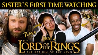 My sister watches THE LORD OF THE RINGS The Return of the King 2003 for the FIRST TIME  PART 44 [upl. by Maud]