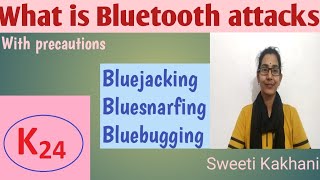 Bluetooth Attacks  Bluejacking Bluesnarfing Bluebugging [upl. by Elleiad]