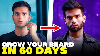 60 Days Beard Growth Challenge  How To Grow A Beard FAST for a Beardo Look  BeYourBest San Kalra [upl. by Felicidad]