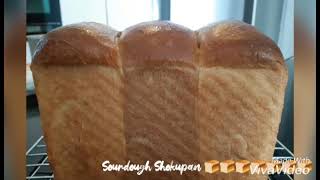 Sourdough Shokupan Yudane Method [upl. by Ldnek]