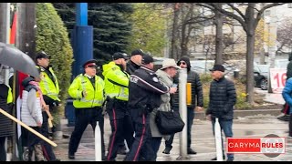 Breaking News Rebel News journalist David Menzies arrested by Toronto Police [upl. by Tiana]