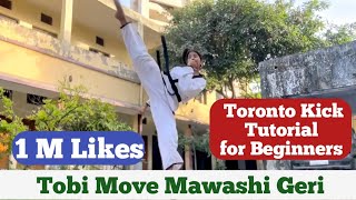 Tobi Move Mawashi Geri for Beginners [upl. by Silvano]