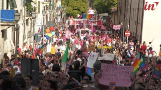 Un arcobaleno di 20000 persone il Toscana Pride conquista Lucca [upl. by Niamrej]